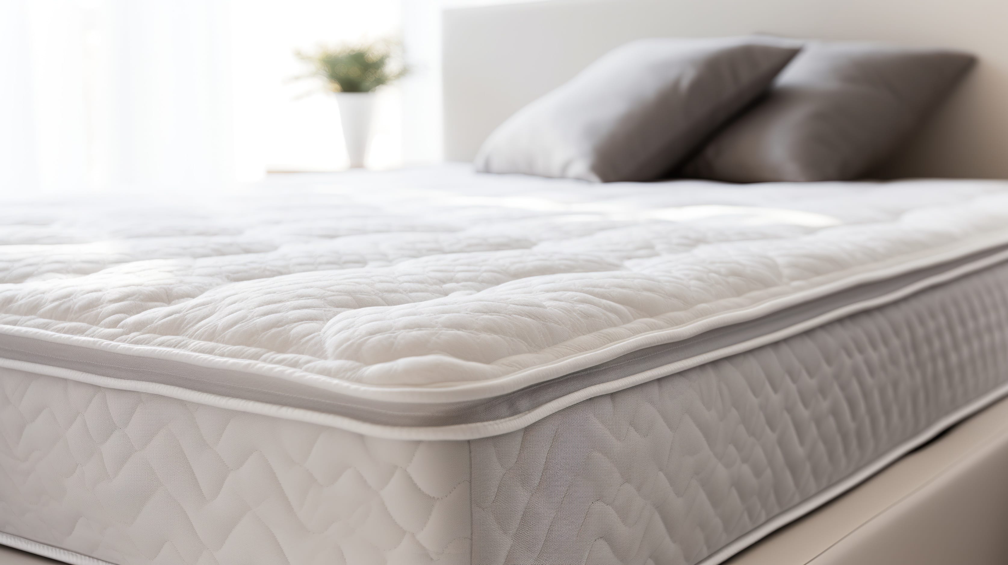 Brand new mattresses on display at Mattress by Appointment in Canton, IL